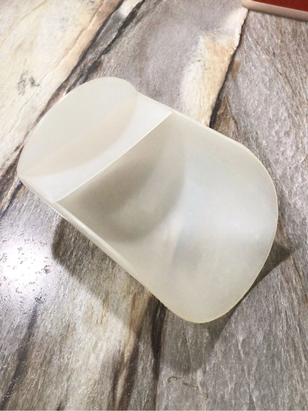 Vintage Tupperware 292 Rocker Scoop 1/2 Cup USA Kitchen Measuring Scoop.